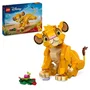 LEGO Disney 43243 Simba, Jouet de Construction Bébé Lion du Roi Lion, Cadeau Enfant - 30e Anniversaire