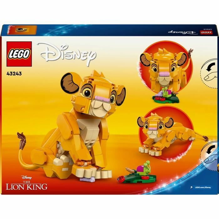 LEGO Disney Simba Bébé - Le Roi Lion 30e Anniversaire, 222 pièces