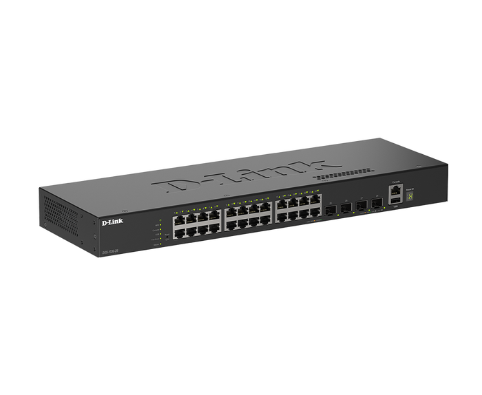 D-Link DGS-1530-28 Switch Smart Gestionnable 24 Ports Gigabit et 4 Ports 10G SFP+