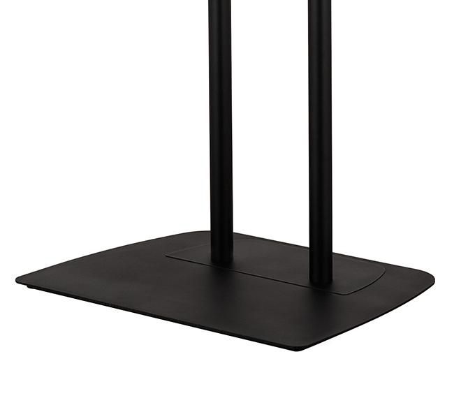 B-Tech BT4002-TPC Plaque de couverture pour base de sol BT4002, 510 x 233.5 mm, pour installations à deux poteaux