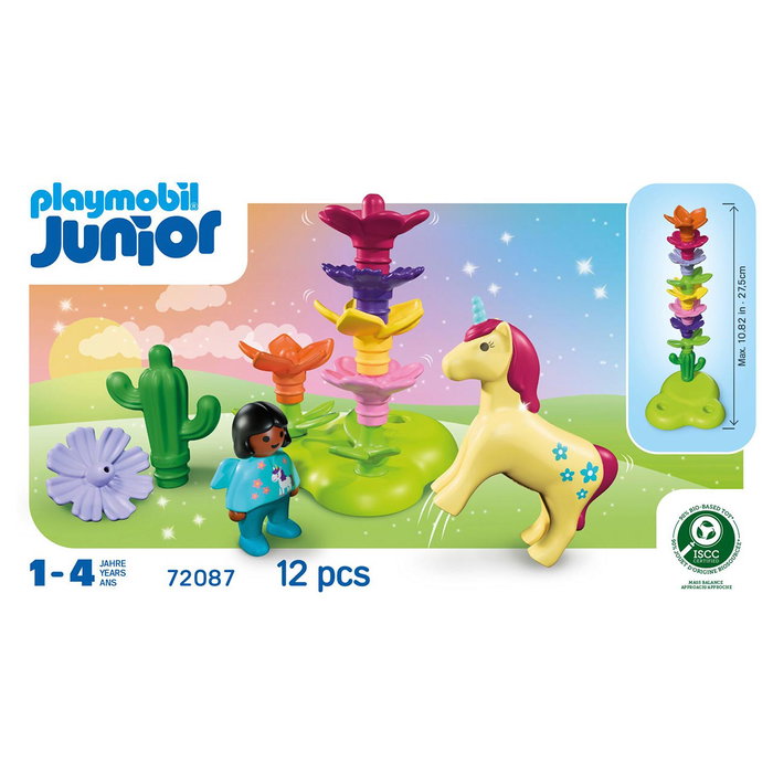 PLAYMOBIL Junior Jardin de Fées avec Licorne 72087