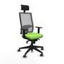 Piqueras y Crespo Chaise de bureau Horna Pistache et Gris