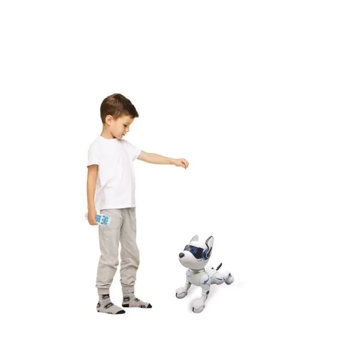 Lexibook POWER PUPPY - Robot chien savant programmable et tactile avec télécommande, danse, chante, effets lumineux - Jouet éducatif à partir de 4 ans Lexibook POWER PUPPY - Robot chien savant programmable et tactile avec télécommande, danse, chante, effets lumineux - Jouet éducatif à partir de 4 ans