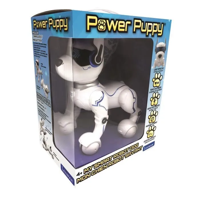 Lexibook POWER PUPPY - Robot chien savant programmable et tactile avec télécommande, danse, chante, effets lumineux - Jouet éducatif à partir de 4 ans Lexibook POWER PUPPY - Robot chien savant programmable et tactile avec télécommande, danse, chante, effets lumineux - Jouet éducatif à partir de 4 ans