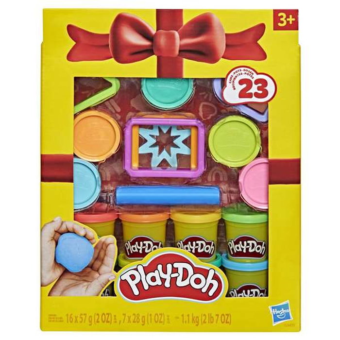 Play-Doh Coffret cadeau avec 23 pots de pâte à modeler et 8 accessoires Play-Doh Coffret cadeau avec 23 pots de pâte à modeler et 8 accessoires