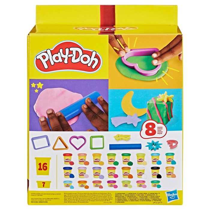 Play-Doh Set de Pâte à Modeler avec 23 Pots et 8 Accessoires G3475 - Multilingue