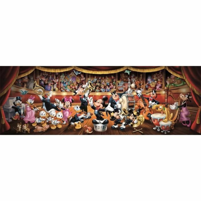 Clementoni Puzzle Panorama Disney Orchestra 1000 pièces