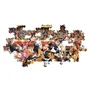 CLEMENTONI Compact 1000 Pièces Panorama Disney Orchestra - Puzzle 98 x 33 cm avec Poster, Boîte Compacte