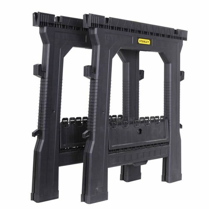 Stanley Lot de 2 tréteaux pliables STST1-70713, 450kg