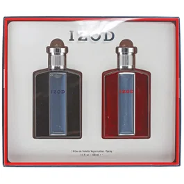 Izod Coffret Set Legacy Red et Legacy Blue Eau De Toilette pour Hommes