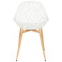 Home Deco Factory Chaise d'extérieur Lucena blanche