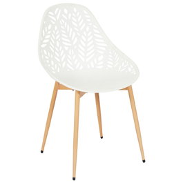 Home Deco Factory Chaise d'extérieur Lucena blanche