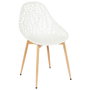Home Deco Factory Chaise d'extérieur Lucena blanche