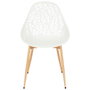 Home Deco Factory Chaise d'extérieur Lucena blanche