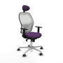 Piqueras y Crespo Chaise de Bureau Jorquera 1D086G1 Violet avec Appui-tête