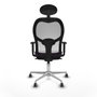 Piqueras y Crespo Chaise de Bureau Jorquera 1D086G1 Violet avec Appui-tête