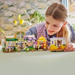 Lego Friends 42671 - Jeu de Construction Café des Plantes et Kiosque à Fleurs, Ensemble Créatif pour Enfants dès 9 ans