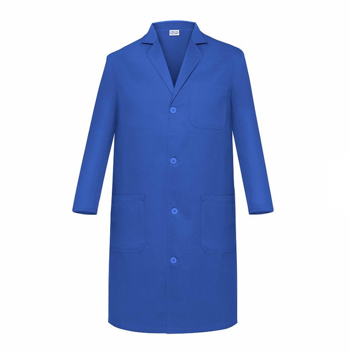 DUVER Blouse de travail pour homme à manches longues en Tergal P36, Azulina, Taille 64 DUVER Blouse de travail pour homme à manches longues en Tergal P36, Azulina, Taille 64