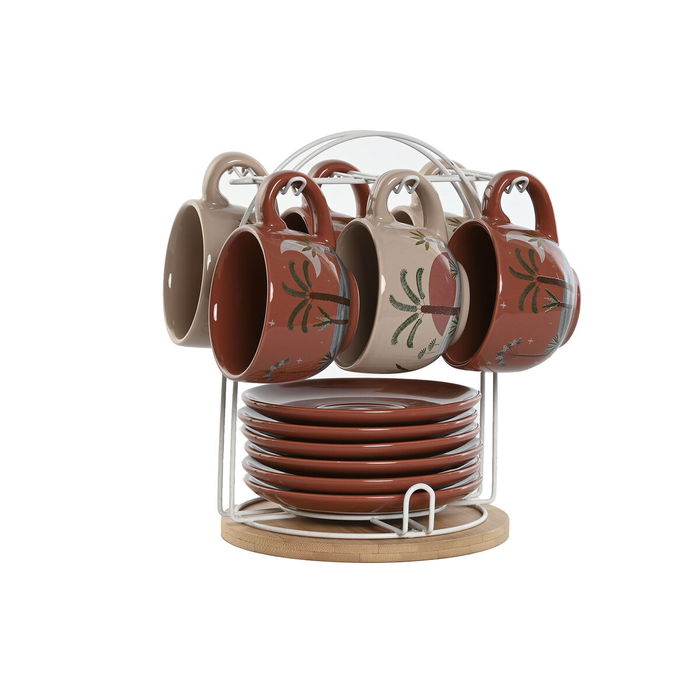 Ensemble de tasses à café Home ESPRIT Jaune Beige Terre cuite Lila Métal Dolomite 180 ml Ensemble de tasses à café Home ESPRIT Jaune Beige Terre cuite Lila Métal Dolomite 180 ml