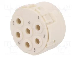 HARTING Connecteur industriel M23 mâle, 6 broches, 300V