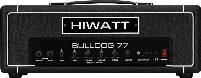HIWATT Amplificateur Basse Tête Bulldog 100W - Tête d'amplificateur de basse - Technologie à transistors