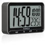 Kienzle Réveil Numérique Horizontal Radio-commandé Anthracite