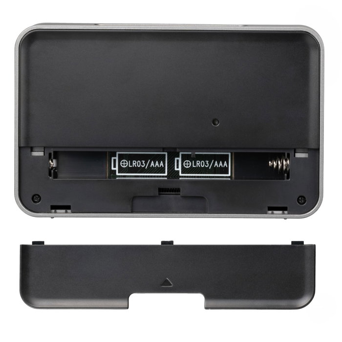 Kienzle Réveil Numérique Horizontal Radio-commandé Anthracite