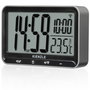 Kienzle Réveil Numérique Horizontal Radio-commandé Anthracite