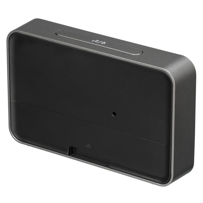 Kienzle Réveil Numérique Horizontal Radio-commandé Anthracite