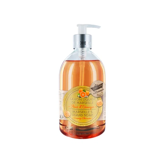 Les Petites Bains de Provence Savon liquide Fleur d'oranger 500 ml Les Petites Bains de Provence Savon liquide Fleur d'oranger 500 ml