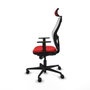 Piqueras y Crespo Chaise de Bureau 1D036N2 Rouge