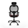 Piqueras y Crespo Chaise de Bureau 1D036N2 Rouge