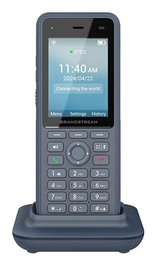 Grandstream WP836 - Téléphone IP sans fil Wi-Fi 6 robuste avec autonomie de 10h, 3000 mAh, Bluetooth, port USB-C et certification IP69K