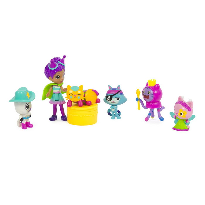 Spin Master Set de Figurines Celebration La Casa de Gabby avec Gabby, DJ Musicat et autres personnages - 6069603 Spin Master Set de Figurines Celebration La Casa de Gabby avec Gabby, DJ Musicat et autres personnages - 6069603
