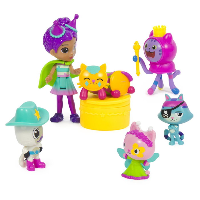 Spin Master Set de Figurines Celebration La Casa de Gabby avec Gabby, DJ Musicat et autres personnages - 6069603 Spin Master Set de Figurines Celebration La Casa de Gabby avec Gabby, DJ Musicat et autres personnages - 6069603