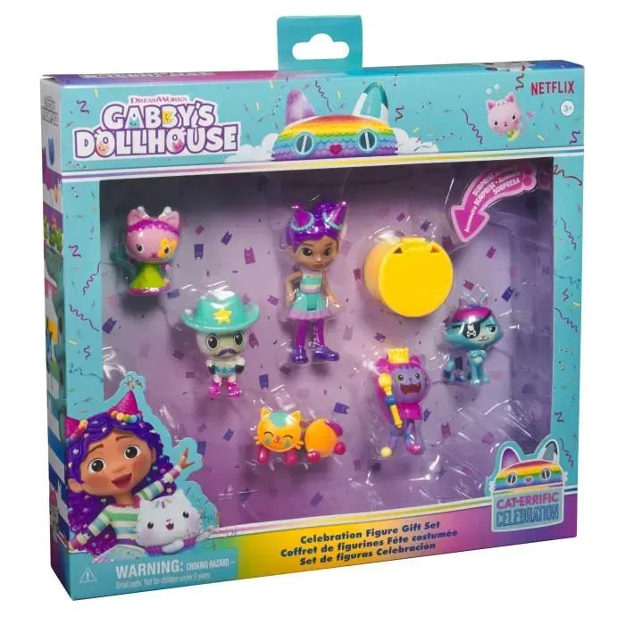 Spin Master Gabby et la Maison Magique Coffret de Luxe Figurines de Célébration SPI681147010123