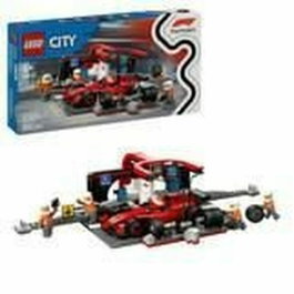 LEGO City 60443 Arret au stand de F1 avec voiture Ferrari
