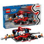 LEGO City 60443 Arret au stand de F1 avec voiture Ferrari