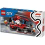 Lego City Jouet de Construction 60443 Arrêt au Stand de F1 avec Voiture Ferrari - Set de 322 Pièces avec Minifigurines - Pour Enfants de 6 Ans et Plus