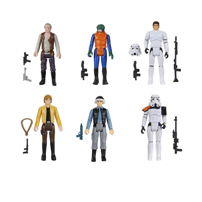 HASBRO Set de 6 figurines Star Wars 9,5cm