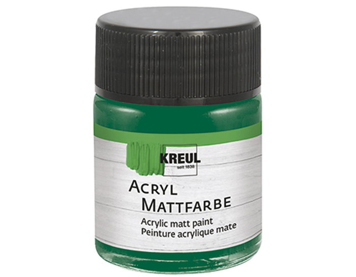 Kreul Peinture acrylique mate vert mousse 50ml Kreul Peinture acrylique mate vert mousse 50ml