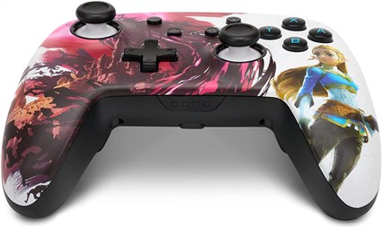 PowerA 1522654-02 Manette Sans Fil Nintendo Switch Licence Officielle Zelda Blood Moon - Édition Limitée, Manette Rechargeable avec Batterie Lithium-Ion 900mAh, Câble USB-C 3m PowerA 1522654-02 Manette Sans Fil Nintendo Switch Licence Officielle Zelda Blood Moon - Édition Limitée, Manette Rechargeable avec Batterie Lithium-Ion 900mAh, Câble USB-C 3m
