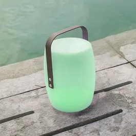 Lumisky Lucy Rock - Lanterne LED sans fil avec poignée aluminium - Blanc chaud et blanc dimmable - Hauteur 31 cm