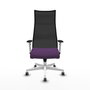 Piqueras y Crespo Chaise de Bureau Albacete Morado et Noir