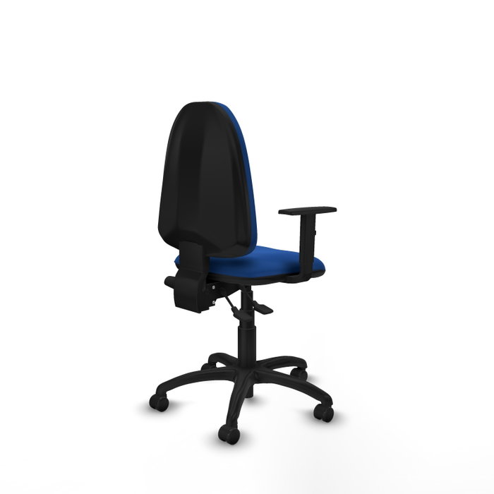 PIQUERAS Y CRESPO Chaise de bureau Aýna, Similicuir Bleu, Mécanisme Asynchrone PIQUERAS Y CRESPO Chaise de bureau Aýna, Similicuir Bleu, Mécanisme Asynchrone