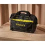 Stanley 1-93-330 Ceinture Porte-Outils avec 4 Compartiments, Renforcée aux Rivets Métalliques, 2 Poches Latérales et Grande Poche Centrale