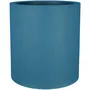 Riviera Pot de fleurs rond RIVIERA GRANIT, plastique, diametre 49 cm x hauteur 53.5 cm, bleu