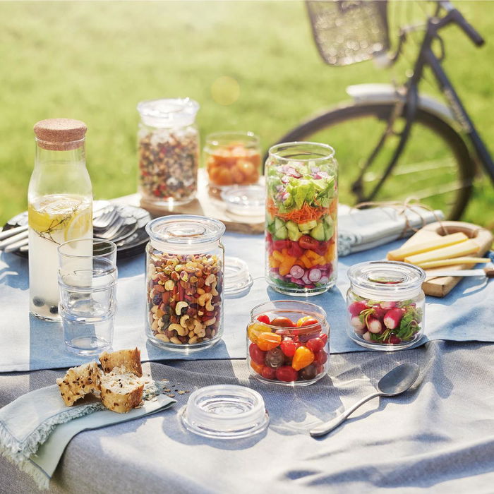 Tarro Hermetico con Tapa Vidrio Pav Luminarc 0,5 L Tarro Hermetico con Tapa Vidrio Pav Luminarc 0,5 L