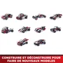 Bandai Meccano Supervoiture Coffret de Construction 25 Modèles en 1 - APM20105, 225 Pièces, avec Outils, pour Enfants dès 10 Ans