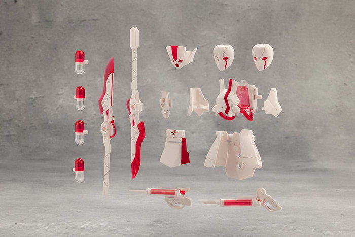Unlimited Universe Megalomaria figurine Plastic Model Kit Metamorphose Unit Exarmor White Nurse 16 cm Unlimited Universe Megalomaria figurine Plastic Model Kit Metamorphose Unit Exarmor White Nurse 16 cm